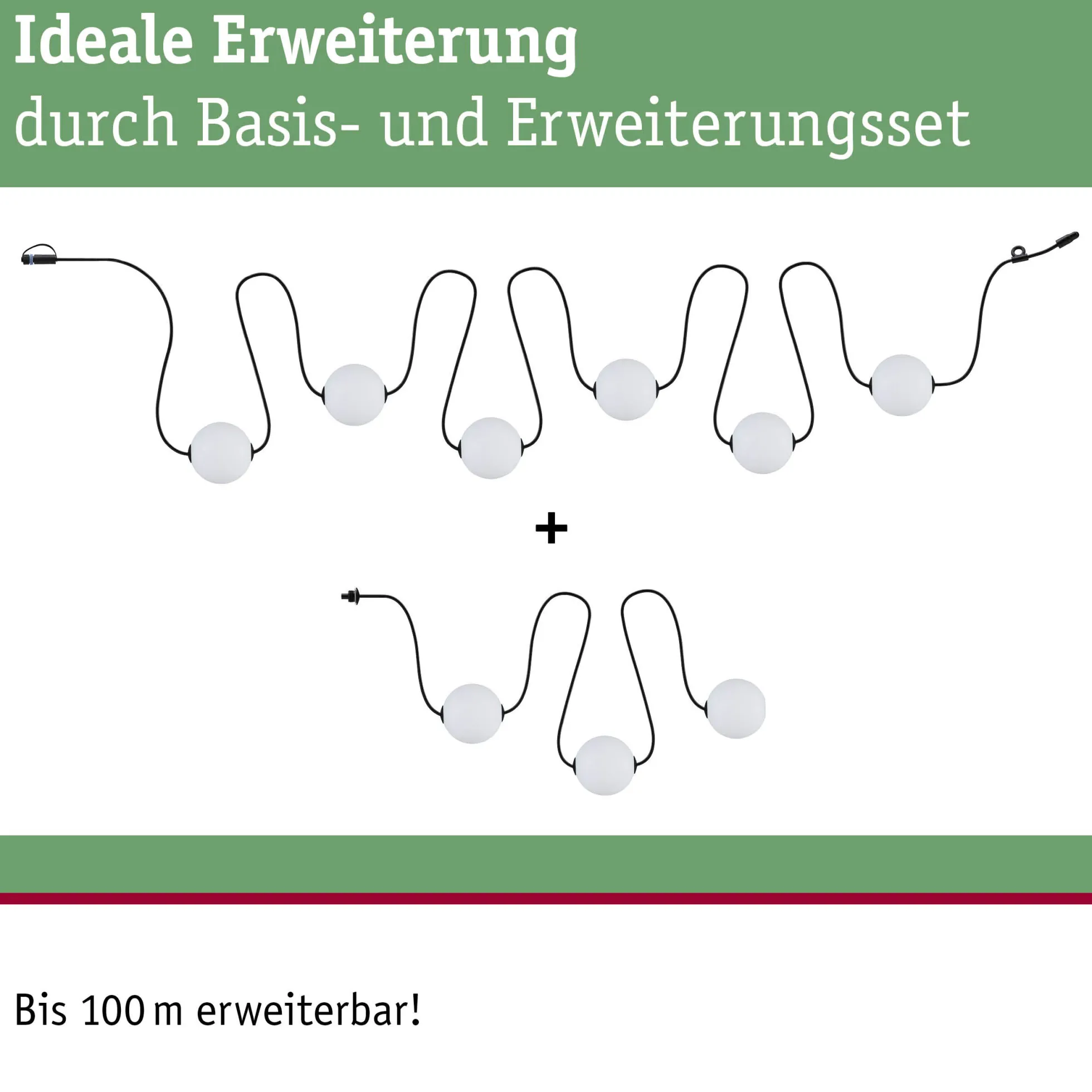Plug & Shine LED Lichterkette - Naima Erweiterungsset