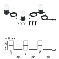 Plug & Shine LED Lichterkette - Tubs