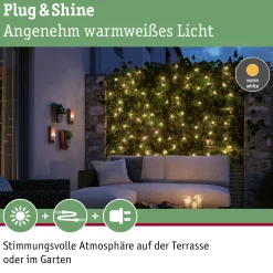 Plug & Shine LED Lichterkette - Warmweiß
