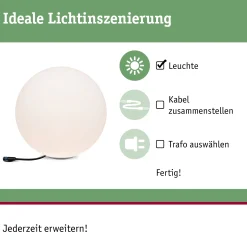 Plug & Shine LED Lichtobjekt - Globe
