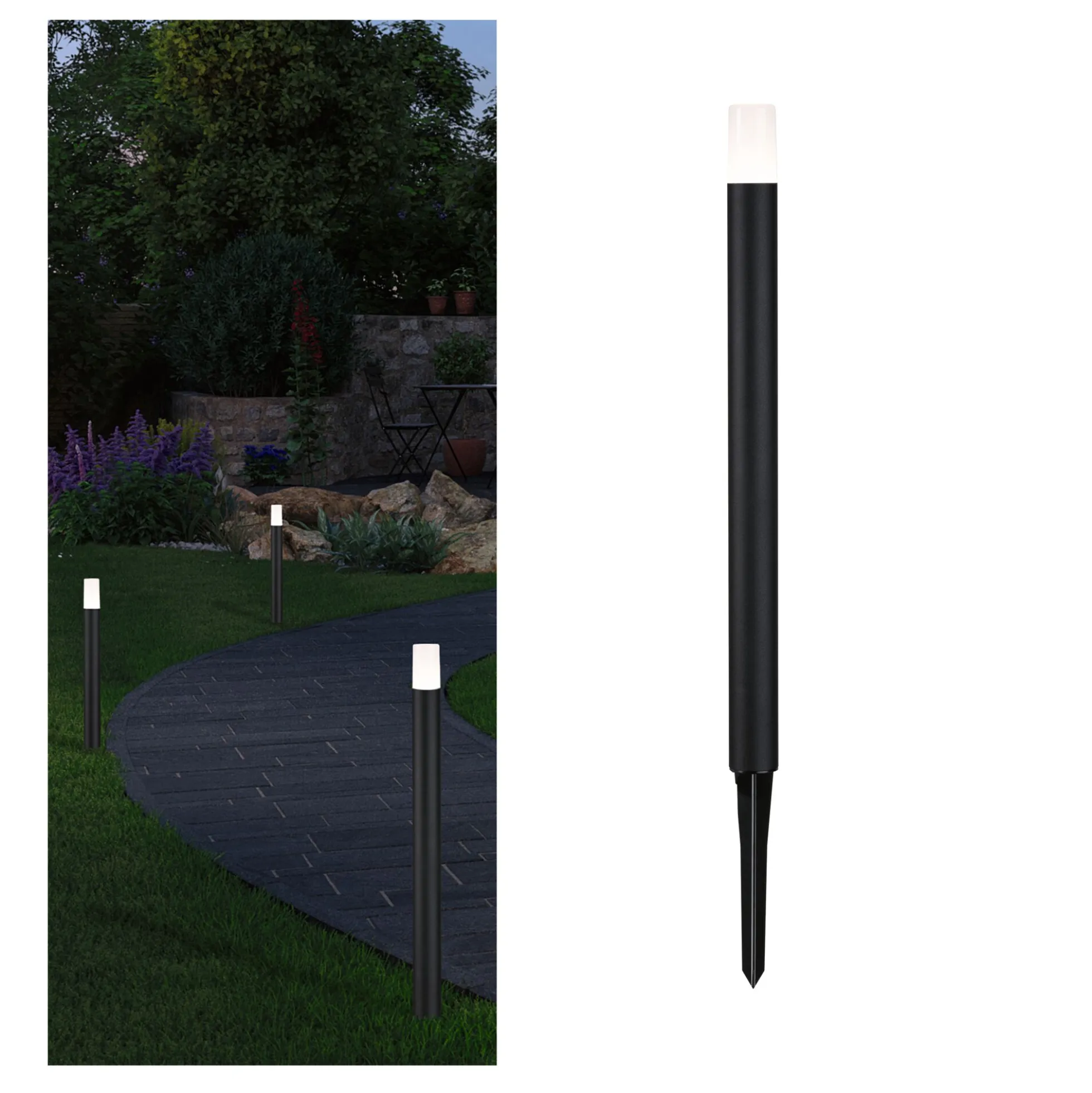 Plug & Shine LED Pollerleuchte - Flarea Einzelleuchte