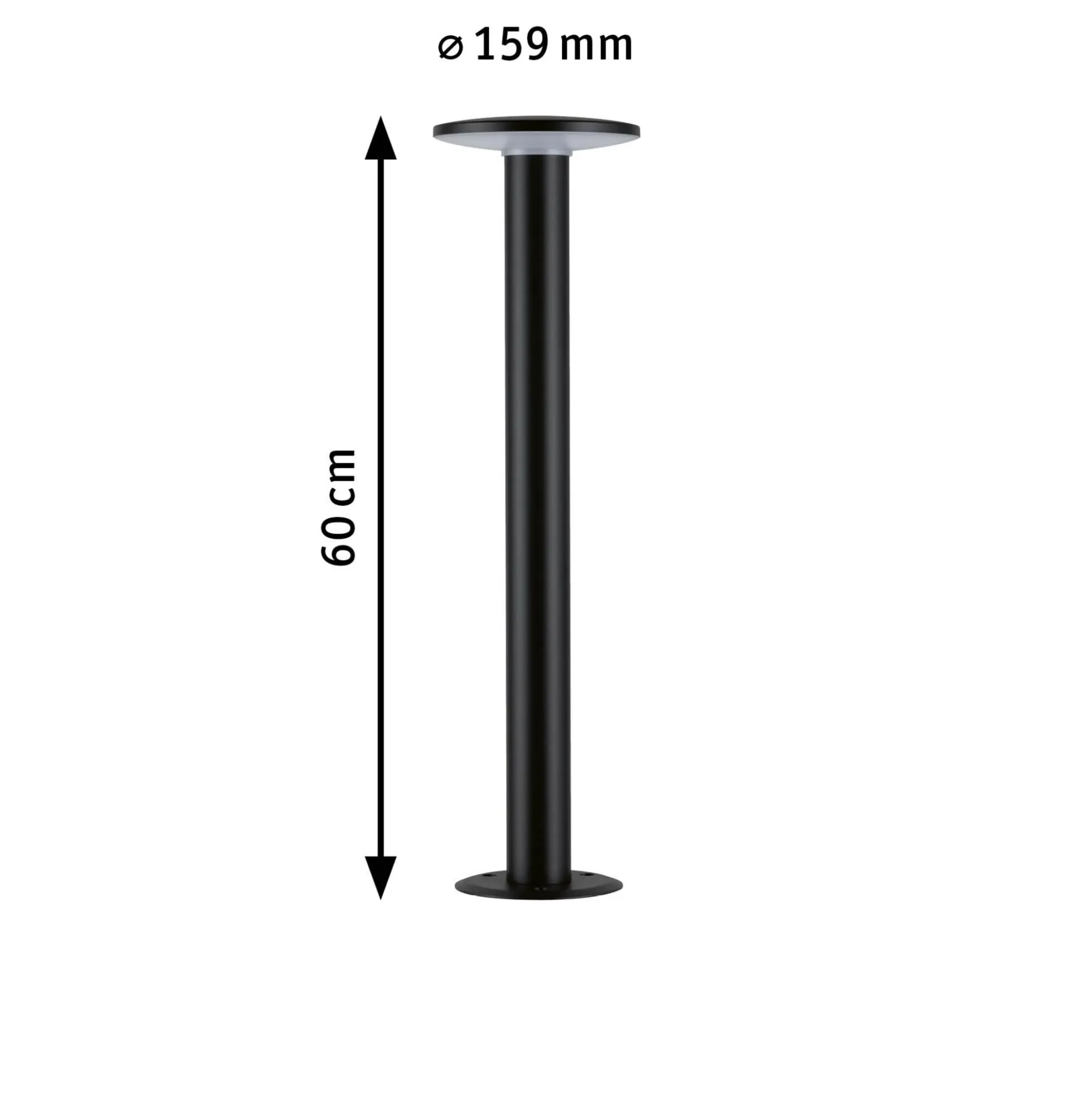 Plug & Shine LED Pollerleuchte Smart Home Zigbee 3.0 - Plate