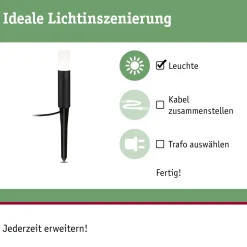 Plug & Shine LED Pollerleuchte - Flarea Einzelleuchte