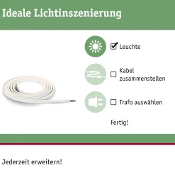 Plug & Shine LED Stripe - Smooth Einzelstrip