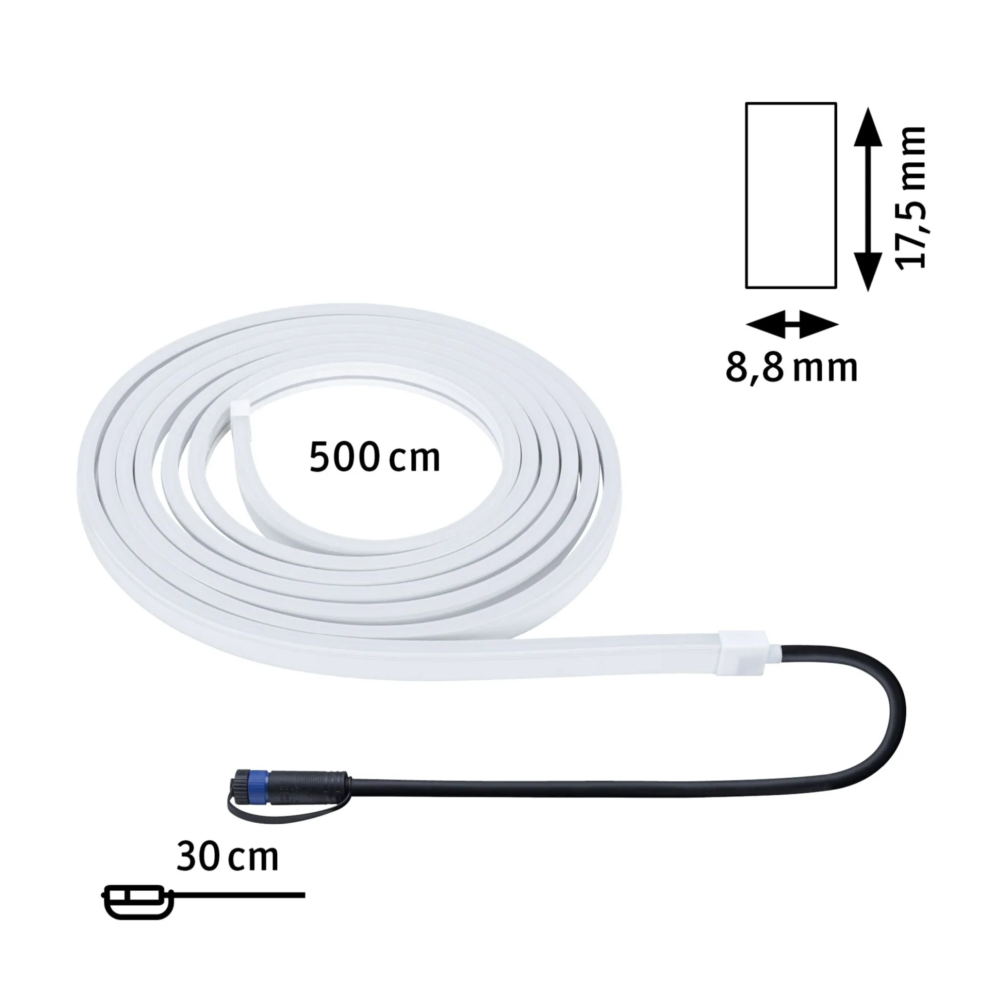 Plug & Shine LED Stripe - Smooth Einzelstrip