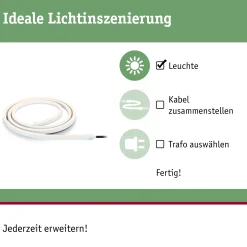 Plug & Shine LED Stripe - Smooth Einzelstrip