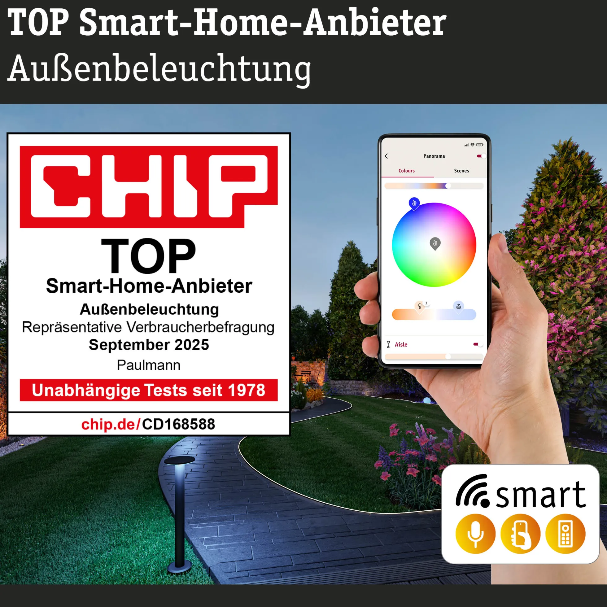 Plug & Shine LED Stripe Smart Home Zigbee 3.0 - Smooth Einzelstrip