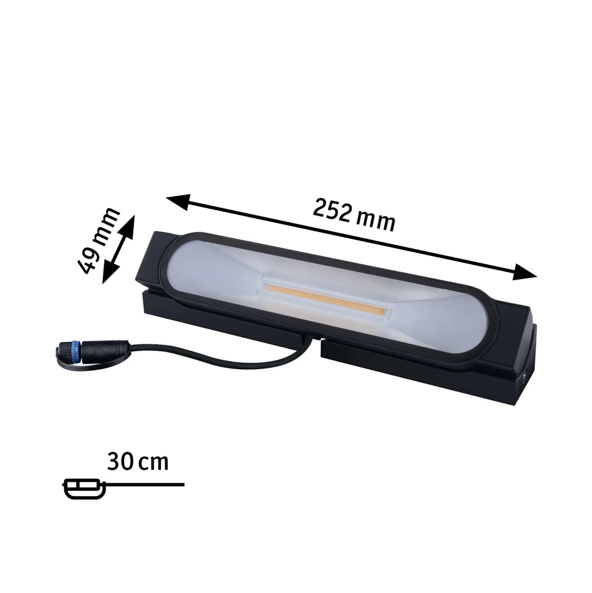 Plug & Shine LED Wandfluter - Ito Einzelleuchte