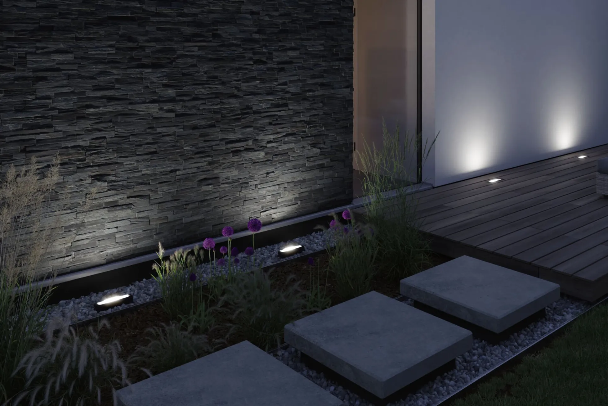 Plug & Shine LED Wandfluter - Ito Einzelleuchte