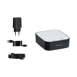 Plug & Shine Preisattraktives Starterset Zigbee 3.0 - Smart Home smik Gateway + LED Gartenstrahler Pike Basisset RGBW+