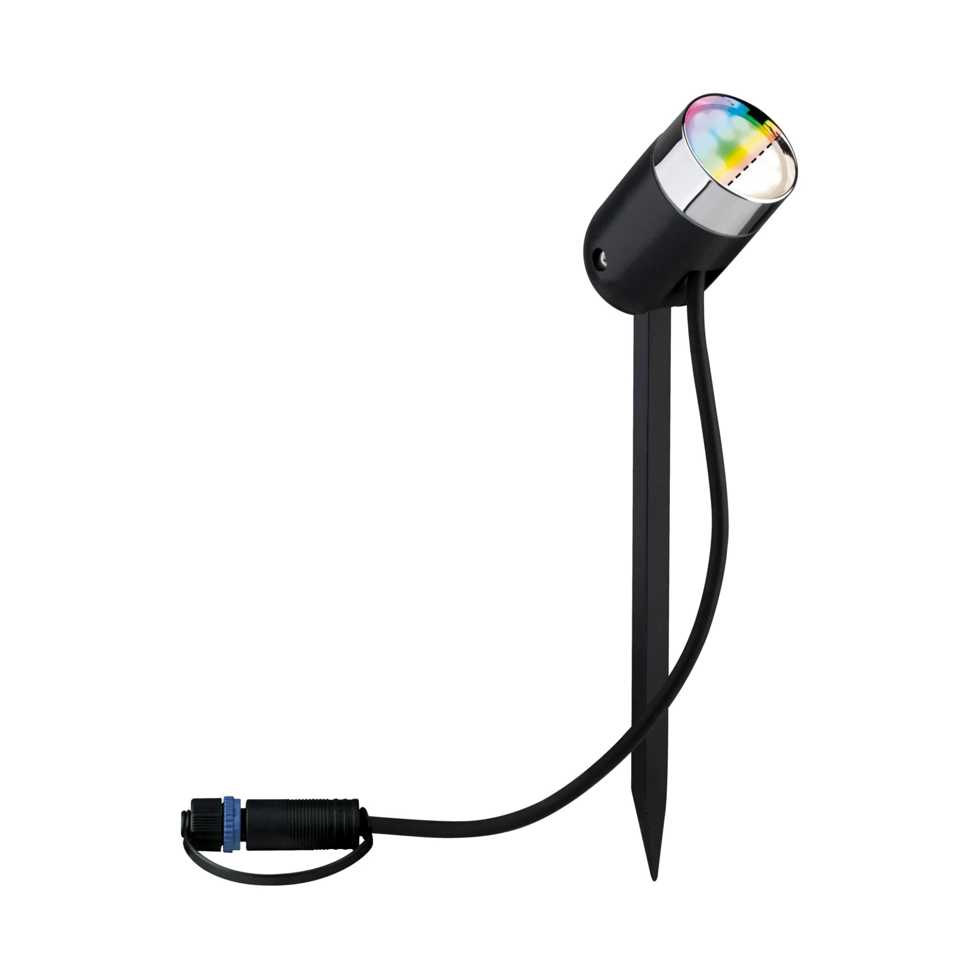Plug & Shine Preisattraktives Starterset Zigbee 3.0 - Smart Home smik Gateway + LED Gartenstrahler Pike Basisset RGBW+