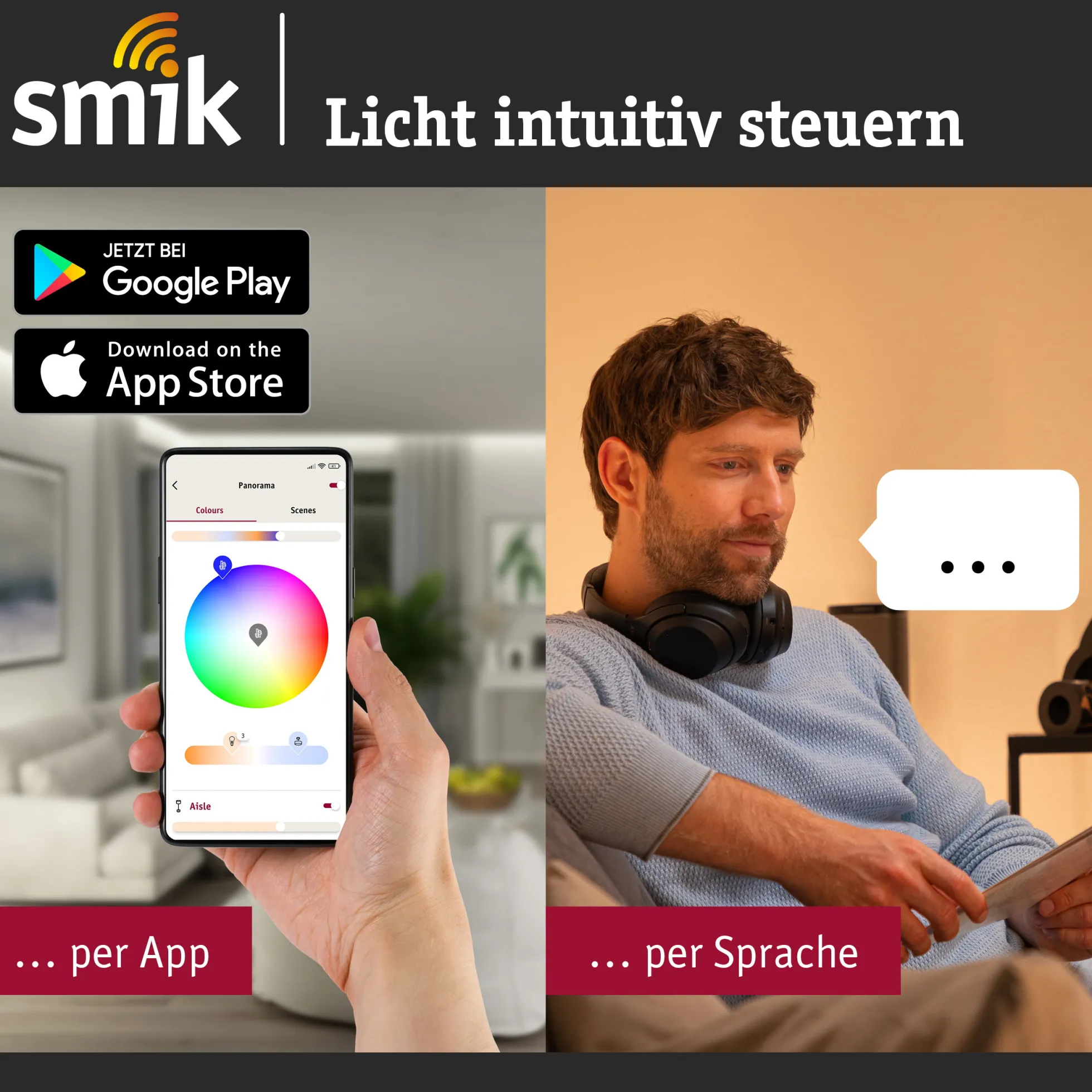 Plug & Shine Preisattraktives Starterset Zigbee 3.0 - Smart Home smik Gateway + LED Gartenstrahler Pike Basisset RGBW+