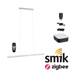 Preisattraktives Starterset Zigbee 3.0 - Smart Home smik Gateway mit Fernbedienung + LED Pendelleuchte Aptare