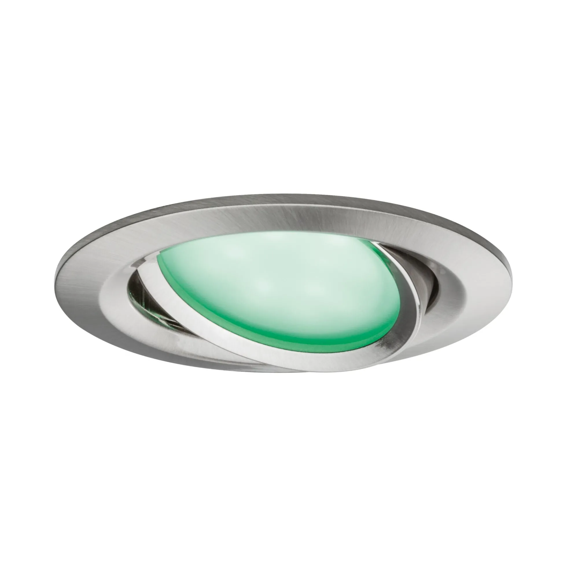 Preisattraktives Starterset Zigbee 3.0 - Smart Home smik Gateway mit Wandtaster + LED Einbauleuchte Nova Plus Coin Basisset schwenkbar RGBW