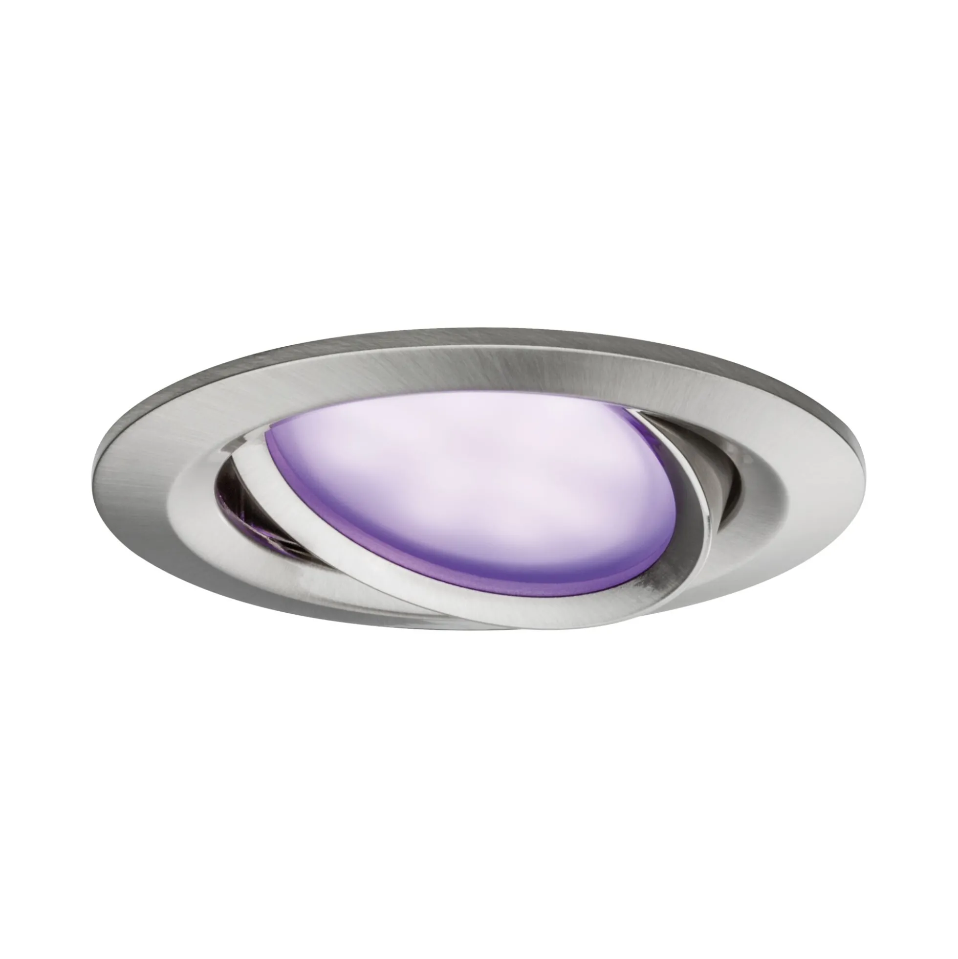 Preisattraktives Starterset Zigbee 3.0 - Smart Home smik Gateway mit Wandtaster + LED Einbauleuchte Nova Plus Coin Basisset schwenkbar RGBW