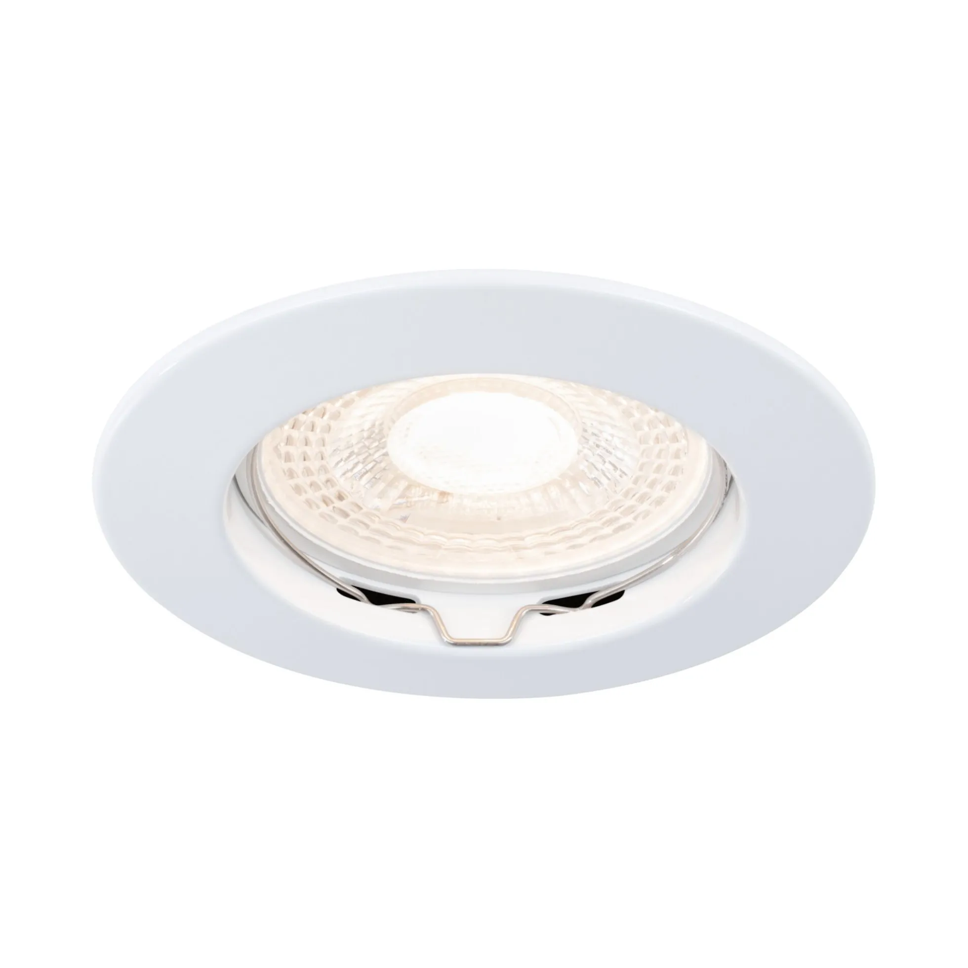 Premium Einbauleuchte - Premium Einbauleuchte IP44 rund 79mm GU5,3 max. 50W 230/12V dimmbar Weiß