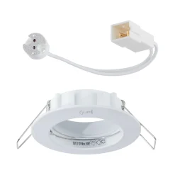 Premium Einbauleuchte - Premium Einbauleuchte IP44 rund 79mm GU5,3 max. 50W 230/12V dimmbar Weiß