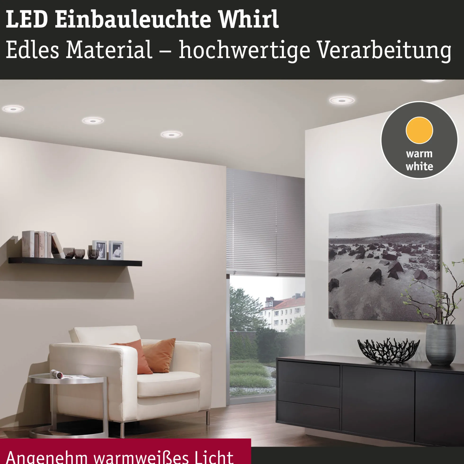 Premium LED Einbauleuchte - Whirl Basisset