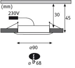 Premium LED Einbauleuchte - Suon Basisset