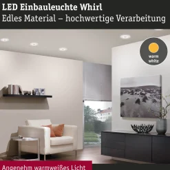 Premium LED Einbauleuchte - Whirl Basisset