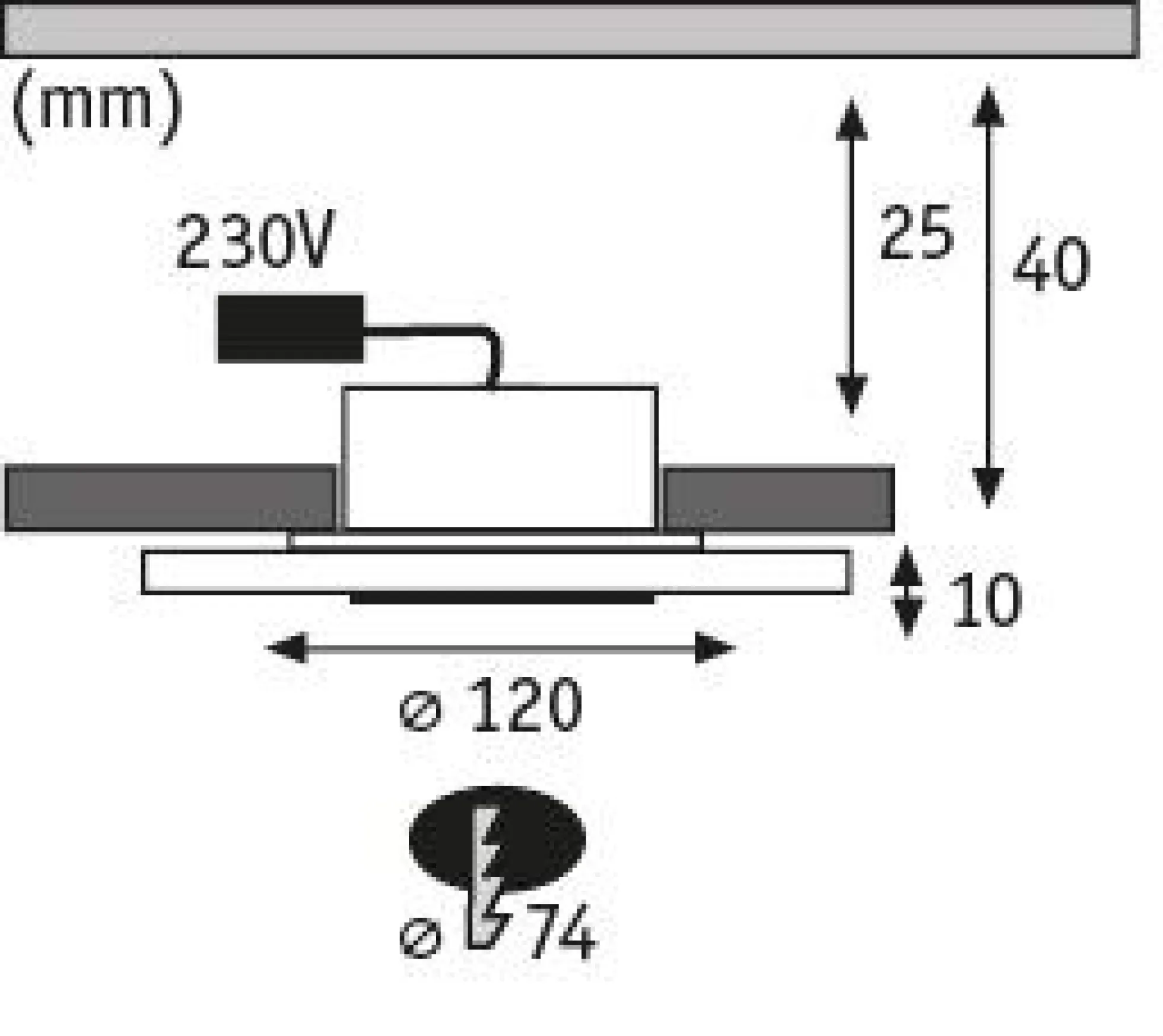 Premium LED Einbauleuchte - Whirl Basisset