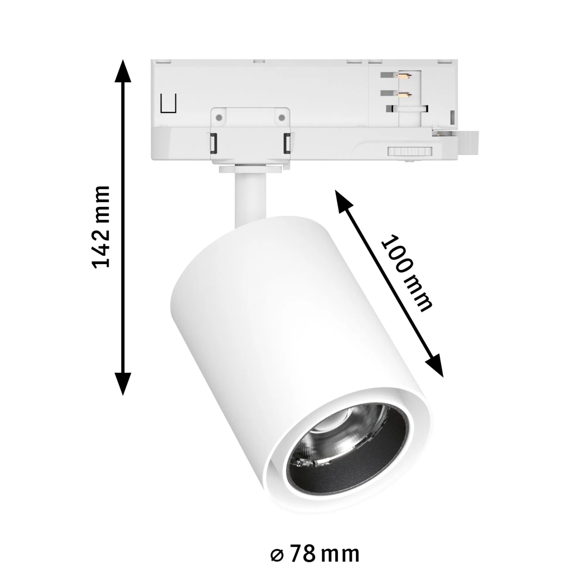 ProRail3 LED Schienenspot - Kratos 50°
