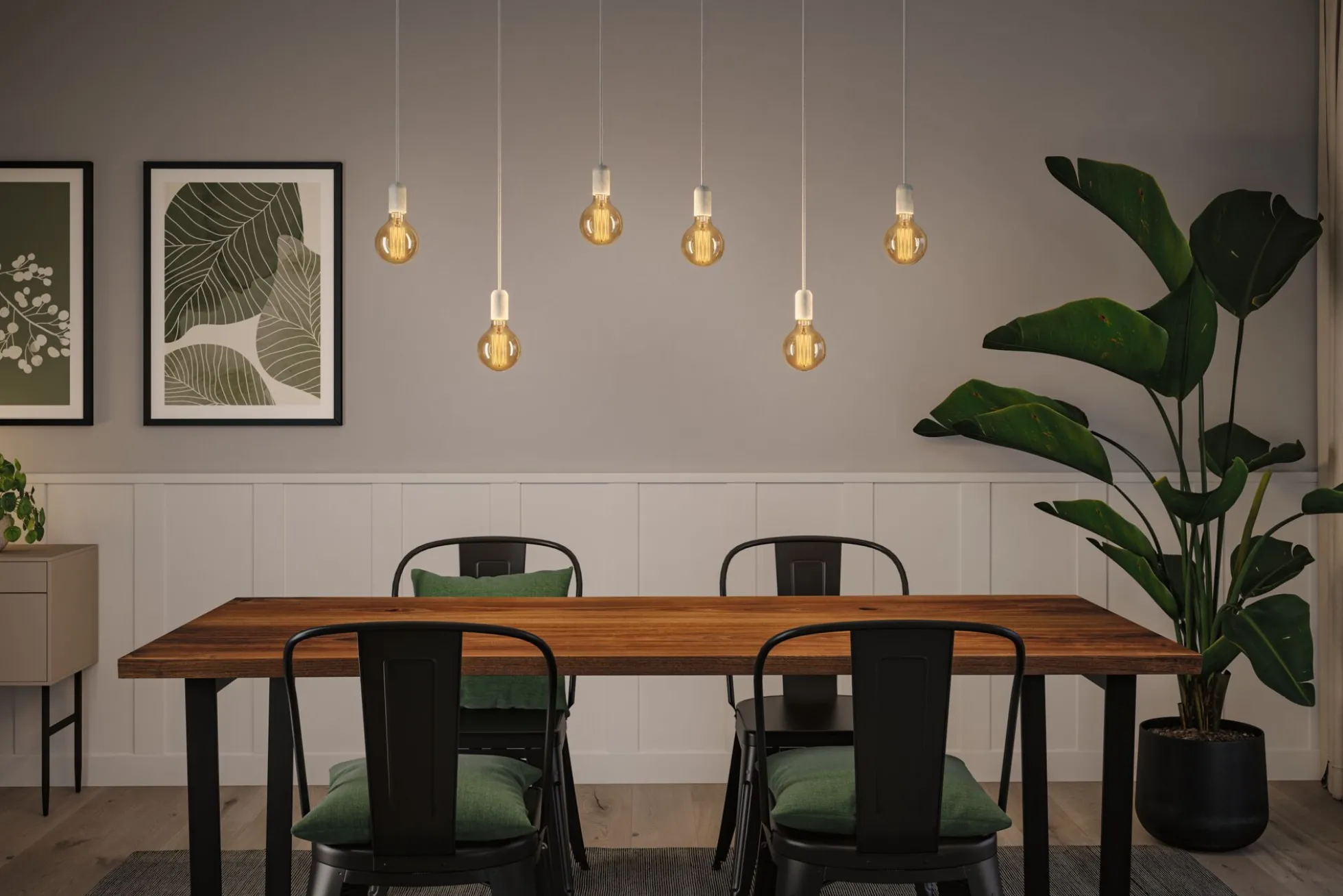 Rustic Shine Standard 230V - LED Globe Filament in I-Form