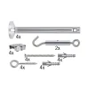 Seilsystem Montageset - 4er-Set