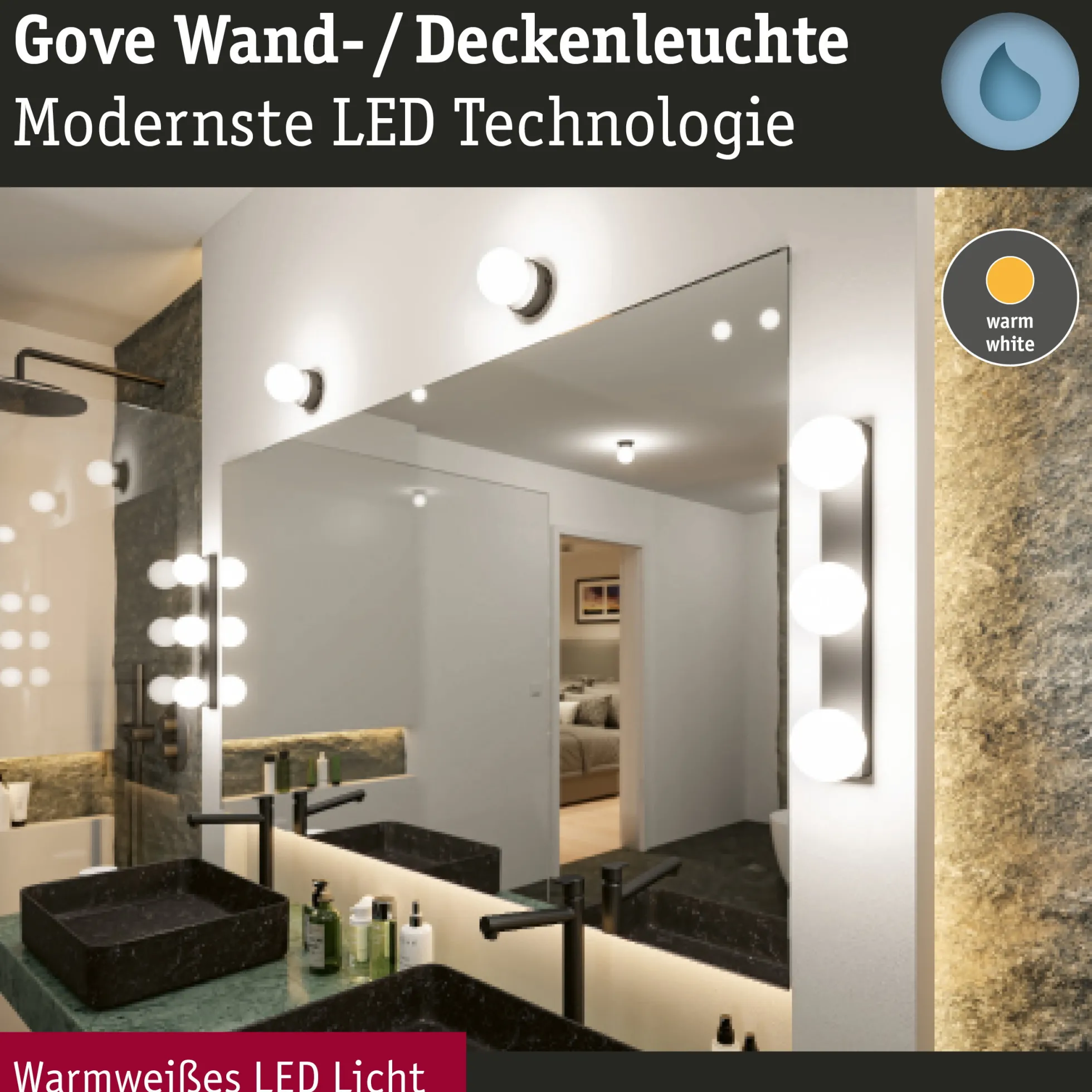 Selection Bathroom LED Deckenleuchte - Gove