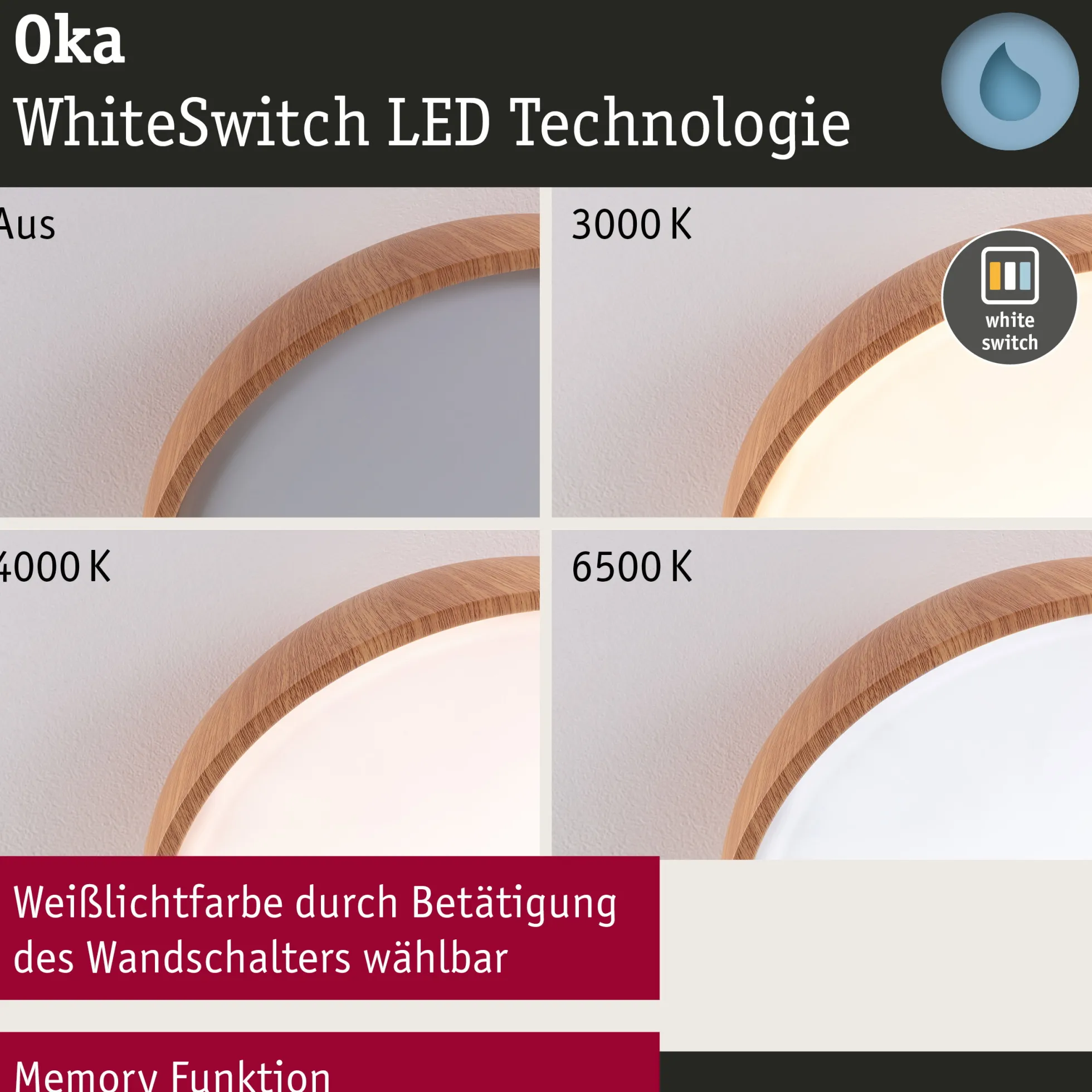Selection Bathroom LED Deckenleuchte - Oka