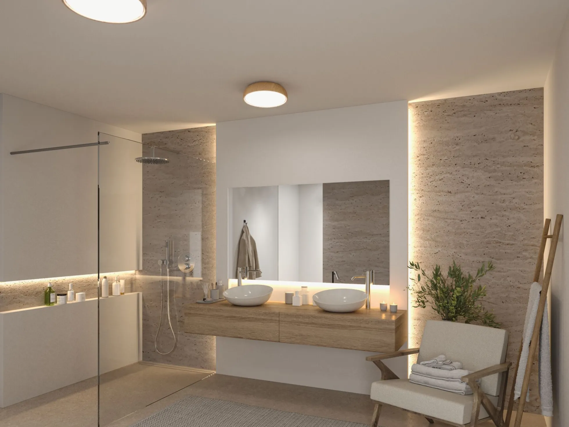 Selection Bathroom LED Deckenleuchte - Oka