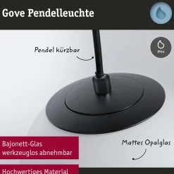 Selection Bathroom LED Pendelleuchte - Gove