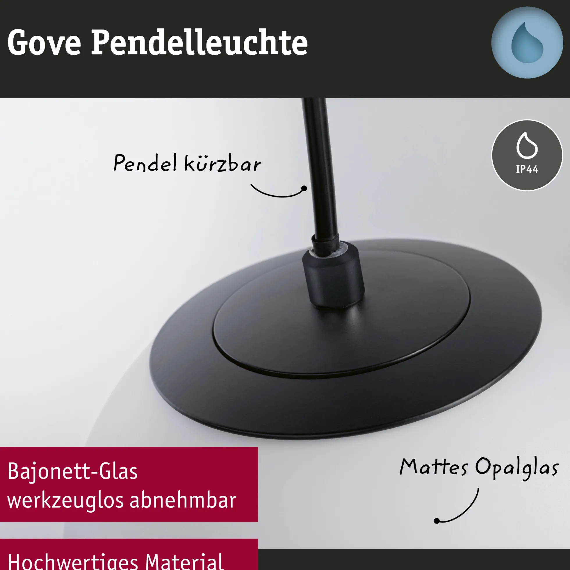 Selection Bathroom LED Pendelleuchte - Gove