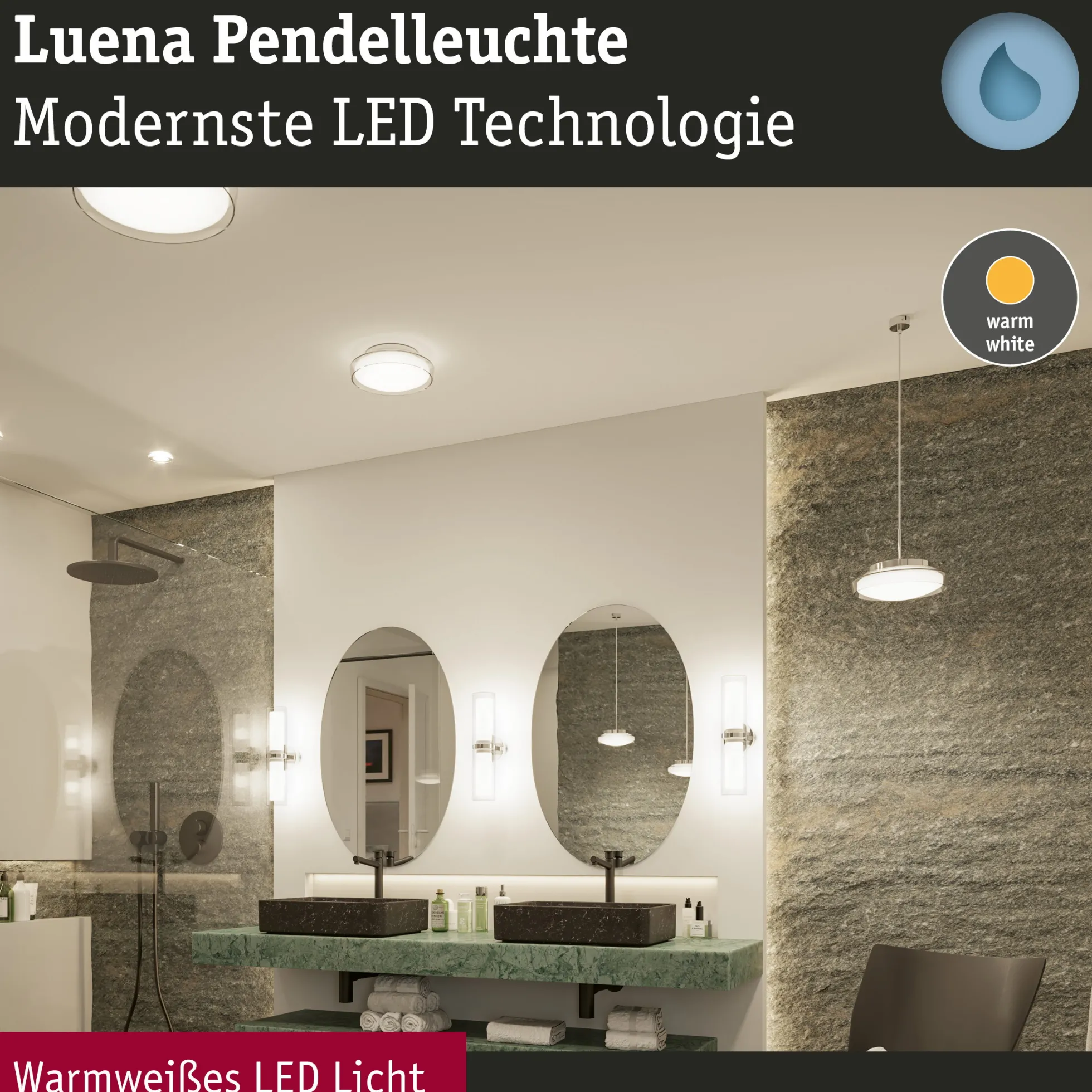 Selection Bathroom LED Pendelleuchte - Luena