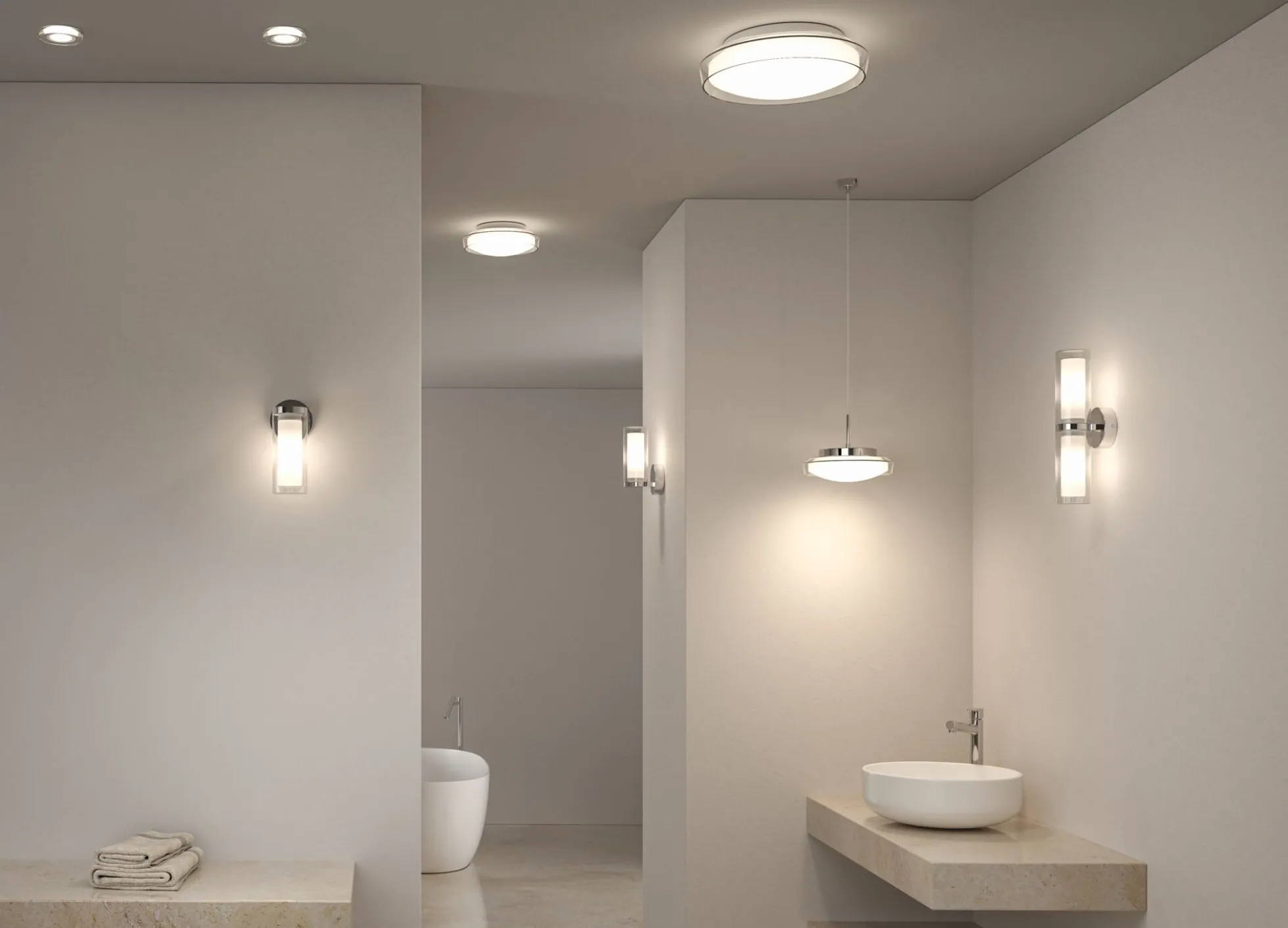 Selection Bathroom LED Pendelleuchte - Luena