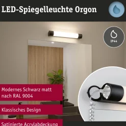 Selection Bathroom LED Spiegelleuchte - Orgon Steckdose