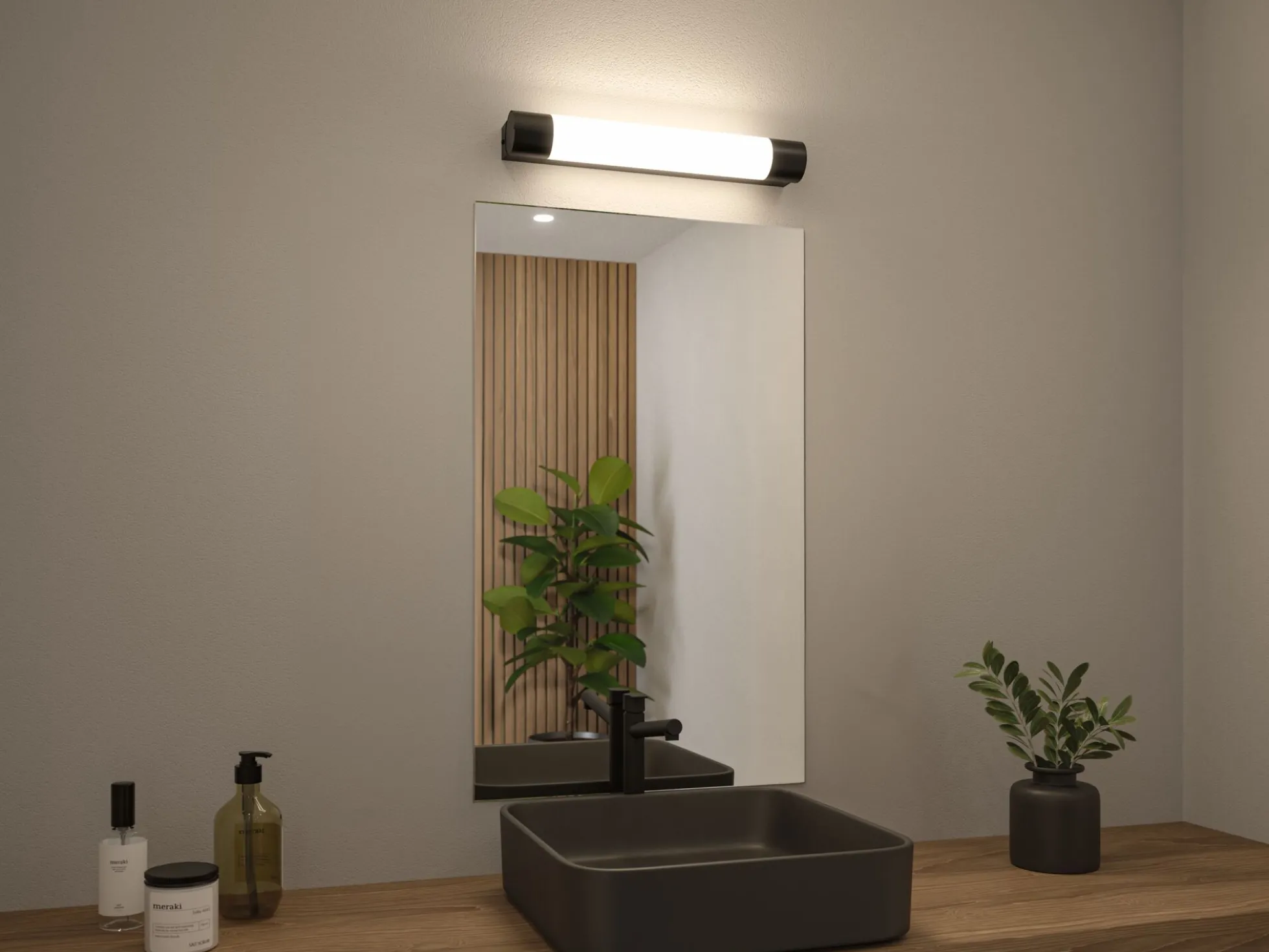 Selection Bathroom LED Spiegelleuchte - Orgon Steckdose