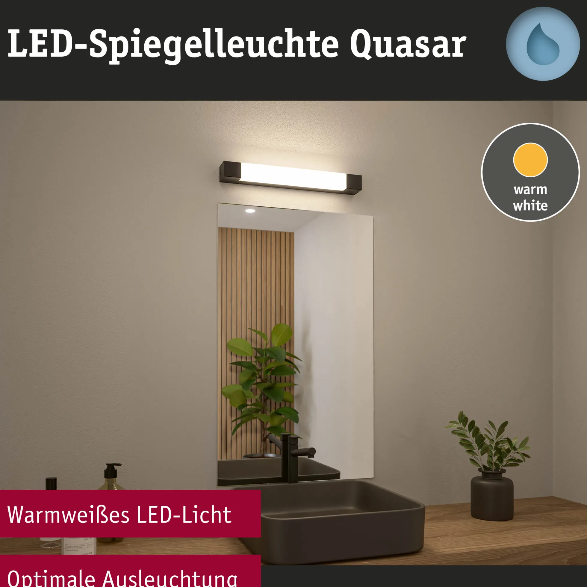 Selection Bathroom LED Spiegelleuchte - Quasar