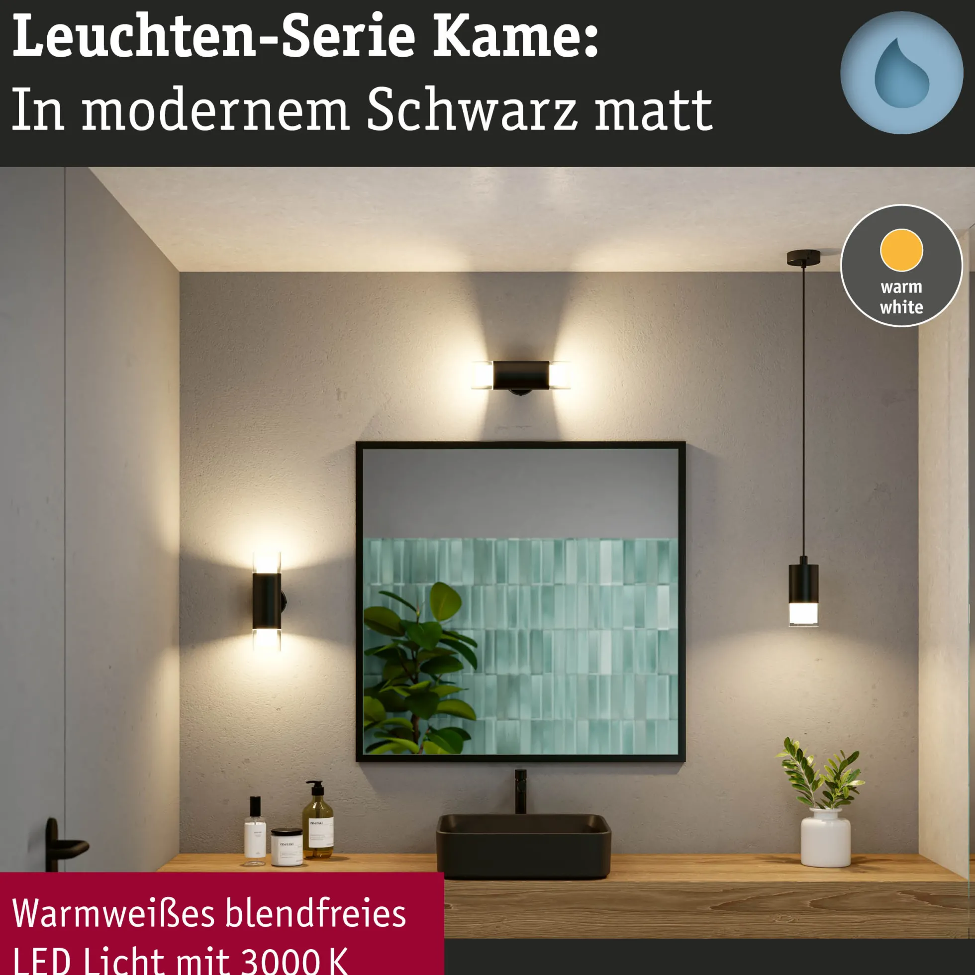 Selection Bathroom Wand-/Deckenleuchte - Kame