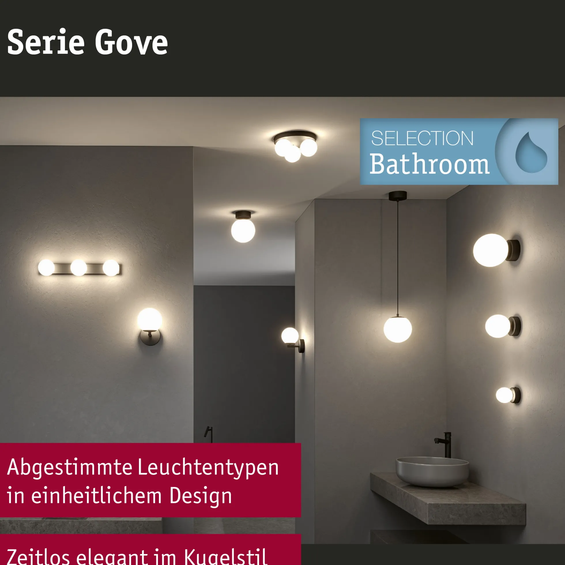 Selection Bathroom Wandleuchte - Gove