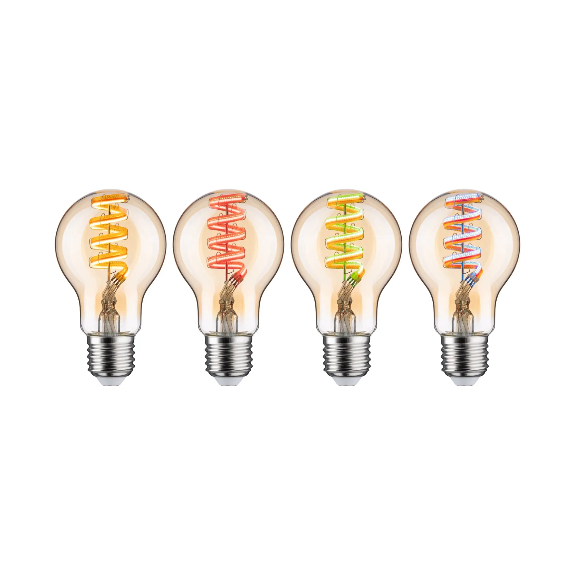Set Filament 230V Smart Home Zigbee 3.0 - LED Birne Zigbee AGL RGBW + Gent 2.0