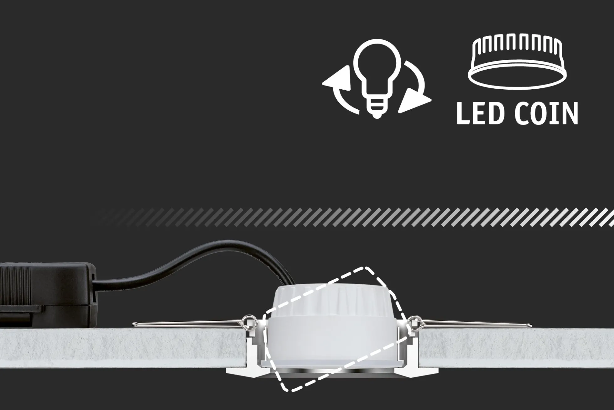 Set LED Einbauleuchte - Cole