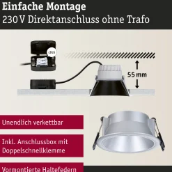 Set LED Einbauleuchte - Cole