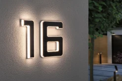 Set Solar LED Hausnummernleuchte - Nummer 16