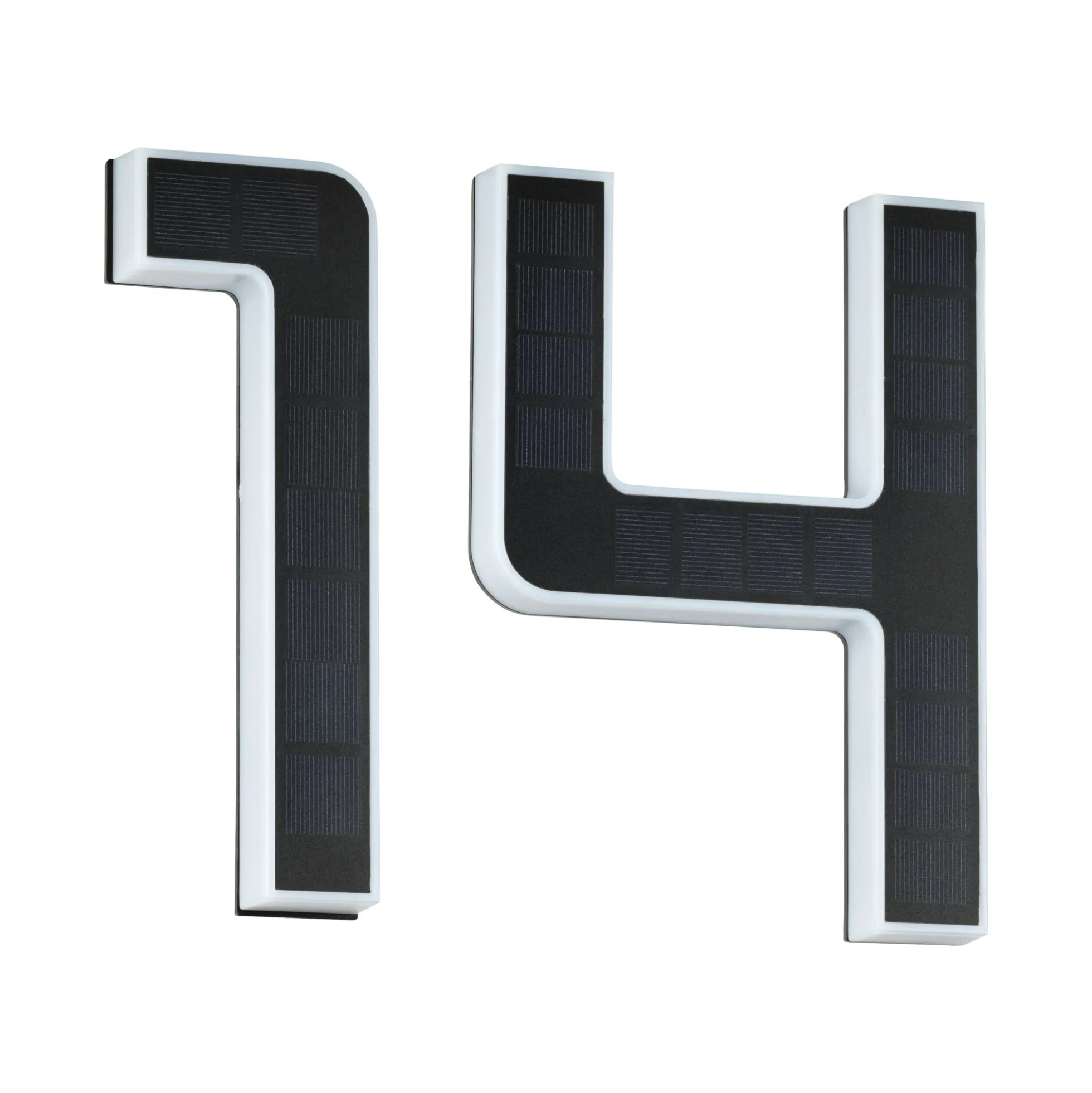 Set Solar LED Hausnummernleuchte - Nummer 14