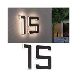 Set Solar LED Hausnummernleuchte - Nummer 15