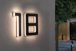 Set Solar LED Hausnummernleuchte - Nummer 18