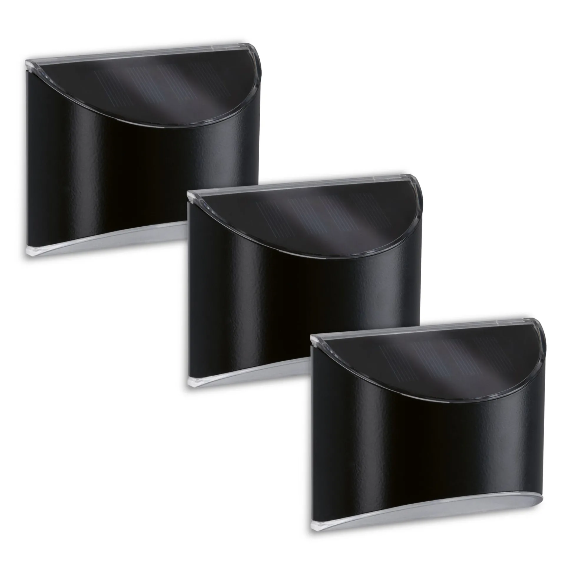 Set Solar LED Wegeleuchte - Elliot 3er-Set