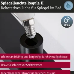 Set Spiegelleuchte - Regula II 3-flammig