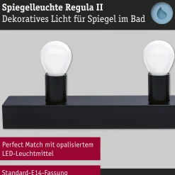 Set Spiegelleuchte - Regula II 4-flammig